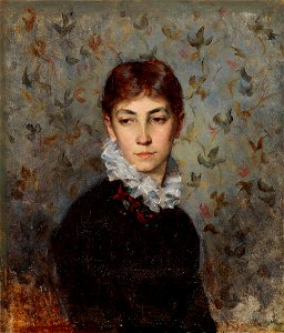 Maria Wiik - Portrait of Hilda Wiik (1880)