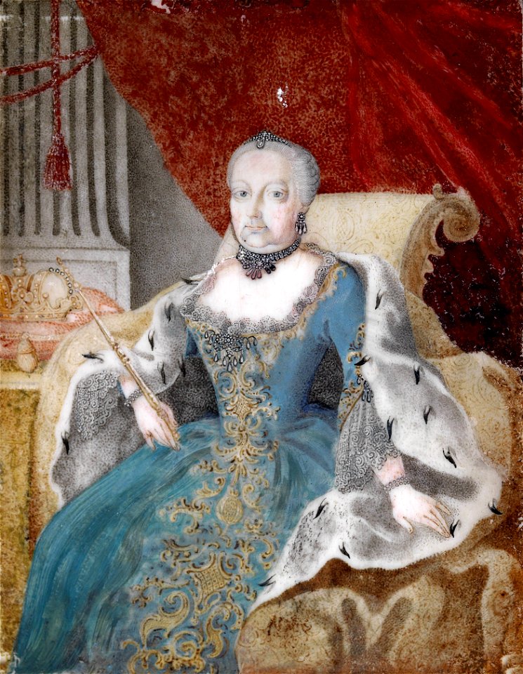 Maria Theresia im Hermelinumhang Österreich 18Jh