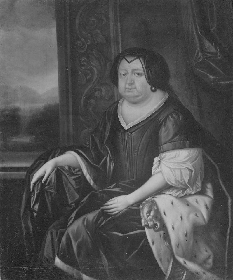 Maria Elisabet, 1610-1684, hertiginna av Holstein-Gottorp - Nationalmuseum - 14707