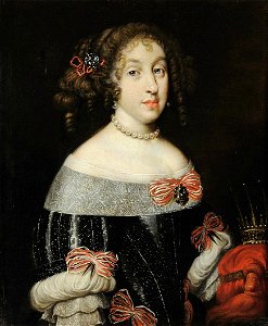 Marguerite Louise d'Orléans as Grand Duchess of Tuscany with the Tuscan grand ducal crown (Florentine school)