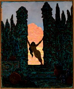 Marian Wawrzeniecki - Holy entrance to the Slavic mystery place - MP 942 MNW - National Museum in Warsaw