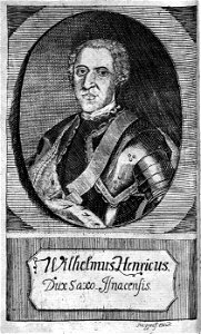 Marggraf Portrait Wilhelmus Henricus Dux Saxo-Isnacensis