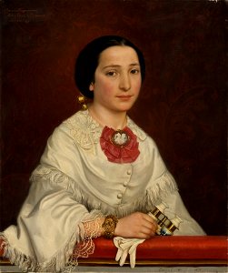 Maria Ricci, g.m. konstnären Carl Gustaf Plagemann (Emma Ekwall) - Nationalmuseum - 132281