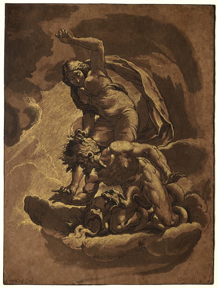 Maria Catharina Prestel (German, 1747-1794) - Truth Triumphing over Envy - 1939.169 - Cleveland Museum of Art