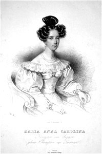 Maria Anna von Savoyen-Sardinien Litho 03