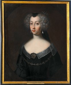Maria Eleonora, 1599-1655, drottning av Sverige, prinsessa av Brandenburg (David von Krafft) - Nationalmuseum - 111553