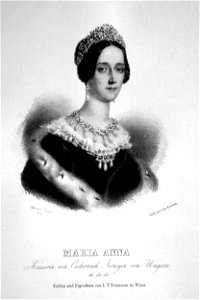 Maria Anna von Savoyen-Sardinien Litho
