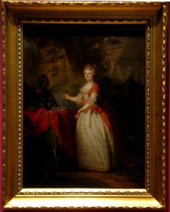 Maria Feodorovna with profile portrait of children by Lampi (GRM) FRAME