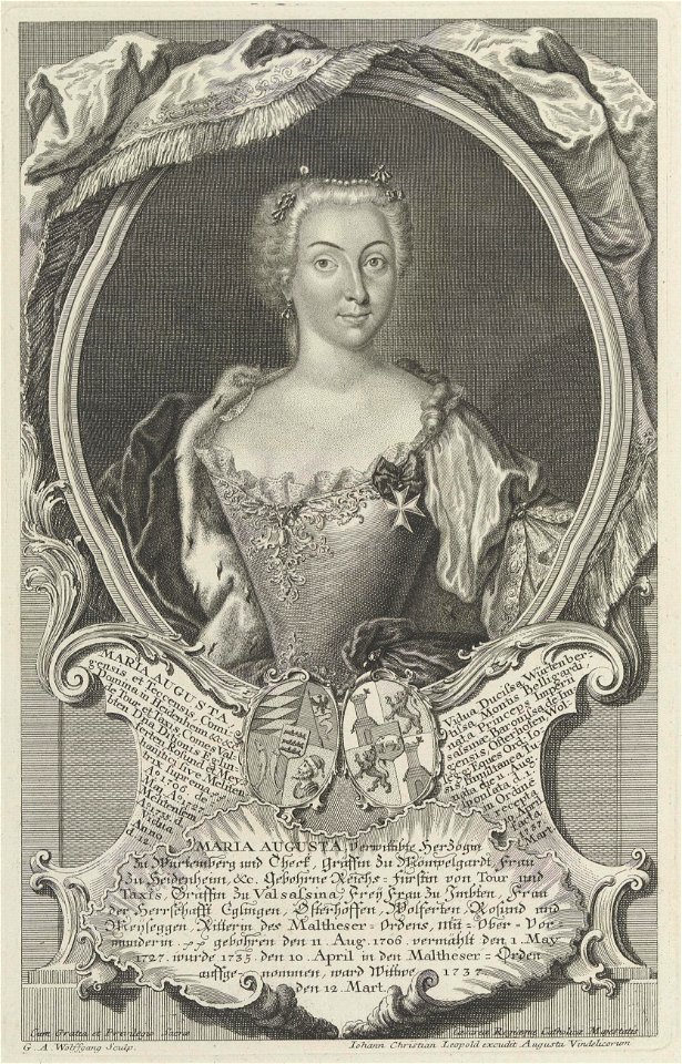 MariaAugusta engraving