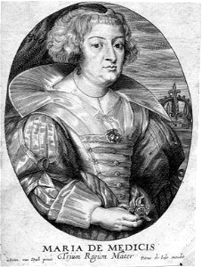 Marie de Médicis (d'après van Dyck)