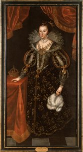Maria Eleonora, 1599-1655, drottning av Sverige - Nationalmuseum - 39678. Free illustration for personal and commercial use.
