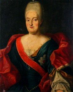 Maria Anna Sophia of Saxony with the Order of St. Catherine