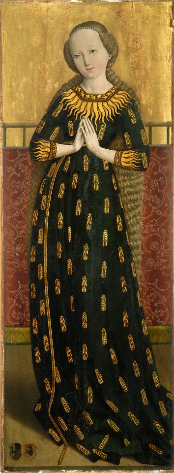 Maria im Ährenkleid Salzburg um 1490 BNM