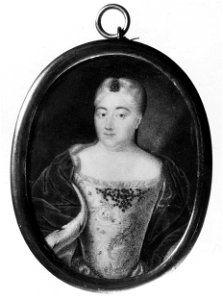 Maria Elisabeth av Hessen-Darmstadt, 1656-1715, gift Sachsen-Gotha - Nationalmuseum - 28616