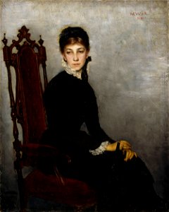 Maria Wiik - Portrait of Hilda Wiik (1881)