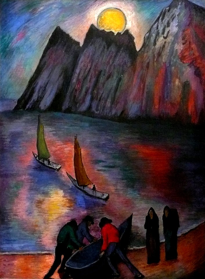 Marianne von Werefkin La grosse Lune 1923 cropped