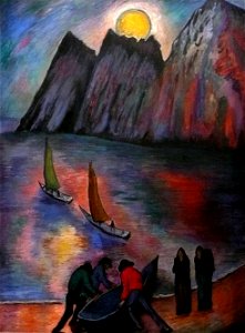 Marianne von Werefkin La grosse Lune 1923 cropped