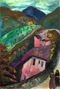 Marianne von Werefkin - Mountain Landscape at Oschwand