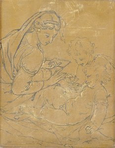 Maria met kind en Johannes Rijksmuseum SK-C-1604