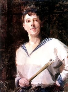 Marianne von Werefkin - Self-Portrait in a Sailor's Blouse