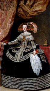 Mariana of Austria (Velázquez, c. 1652) (2)