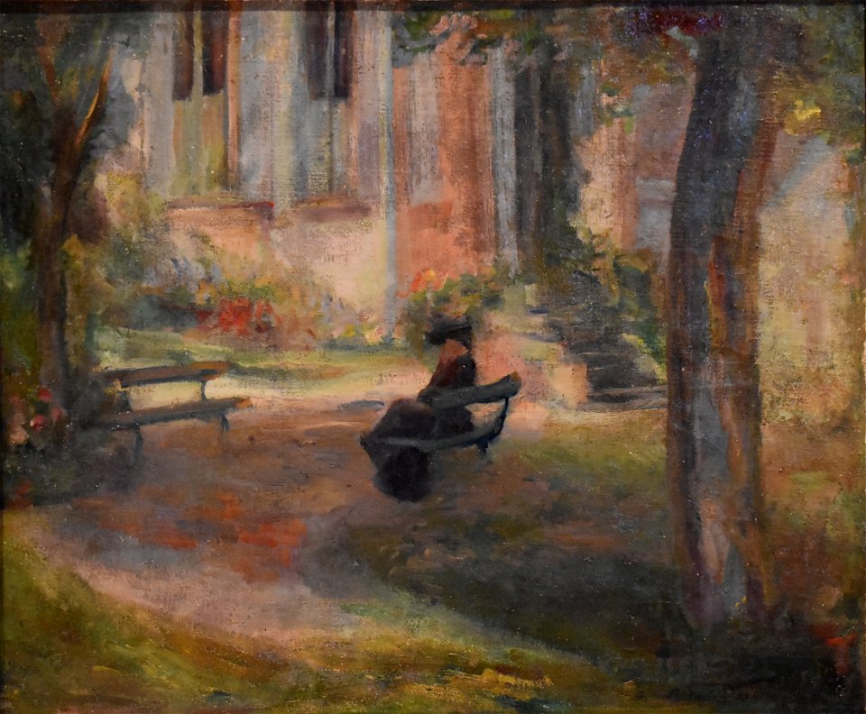Marie Bermond - Femme dans un parc 02