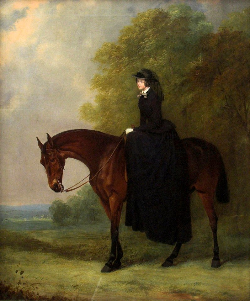 Marianne Brocklehurst on Horseback