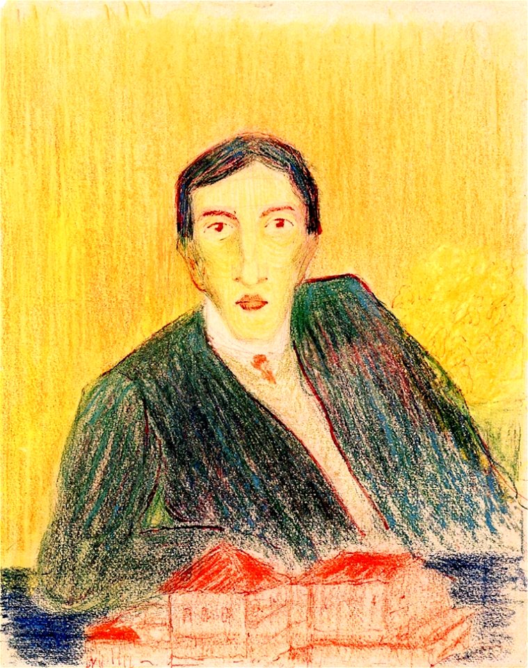 Marianne von Werefkin - Portrait with Architectural Model