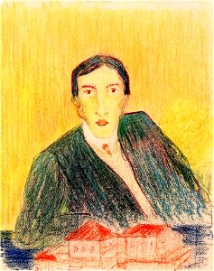 Marianne von Werefkin - Portrait with Architectural Model