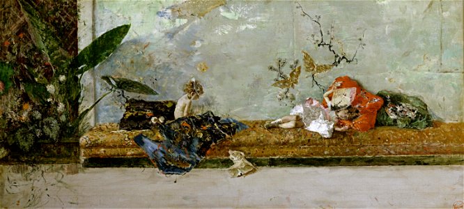 Mariano Fortuny The Artist's Children in the Japanese Salon