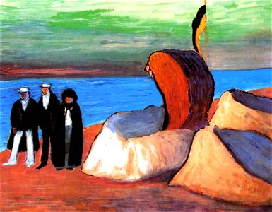 Marianne von Werefkin - The Baltic Sea at Prerow