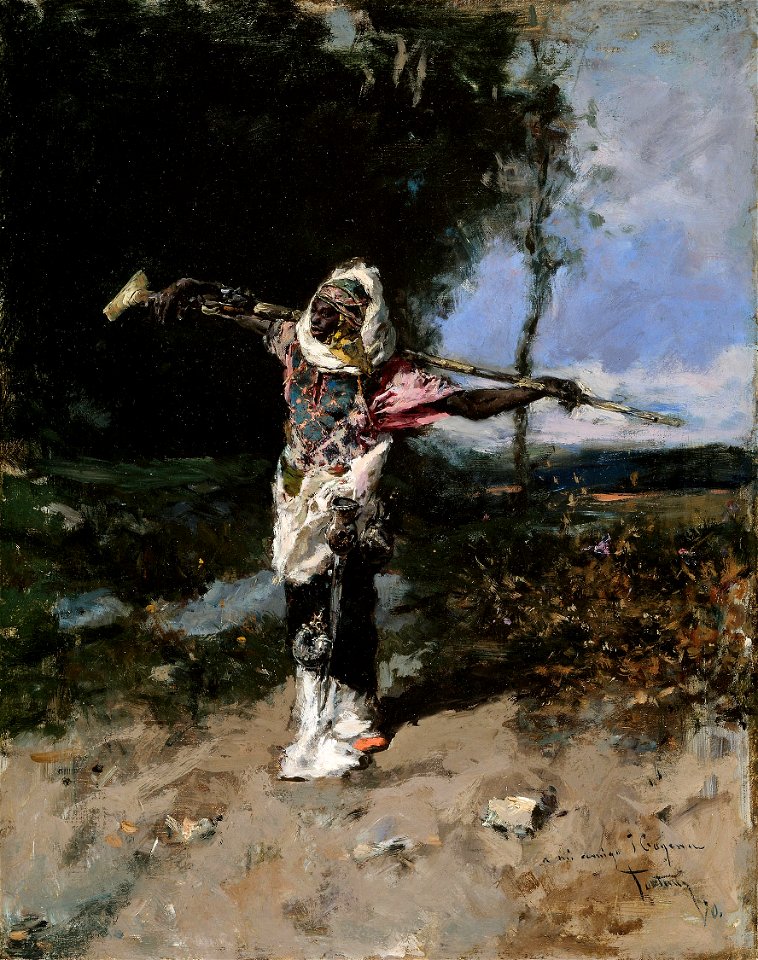 Mariano Fortuny y Marsal - African Chief - 1983.382 - Art Institute of Chicago