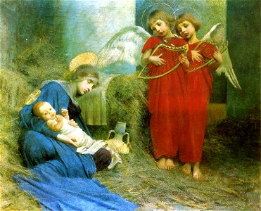 Marianne Stokes - Angels Entertaining the Holy Child