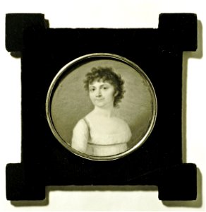 Maria Kristina Frank-Ruckman (1772-1847), skådespelerska (Johan Erik Bolinder) - Nationalmuseum - 24181