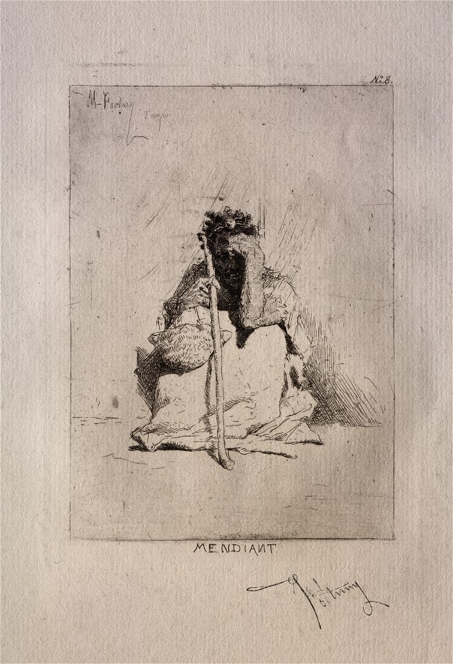 Mariano Fortuny y Carbó (Spanish, 1838-1874) - Mendiant accroupi - 1921.283 - Cleveland Museum of Art