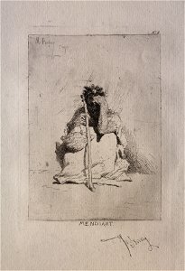 Mariano Fortuny y Carbó (Spanish, 1838-1874) - Mendiant accroupi - 1921.283 - Cleveland Museum of Art
