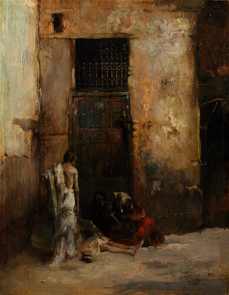 Mariano Fortuny y Carbó - Beggars by a Door - 2010.21 - Cleveland Museum of Art