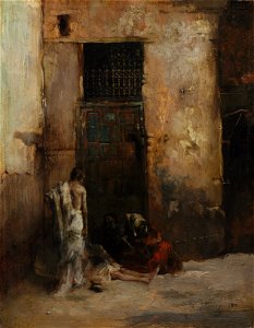 Mariano Fortuny y Carbó - Beggars by a Door - 2010.21 - Cleveland Museum of Art