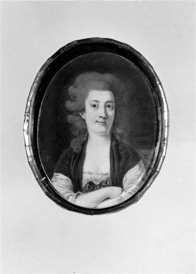 Maria Wilhelmina Ekebom, 1778-1828, gift Krafft (Carl Gustaf Gillberg) - Nationalmuseum - 28604