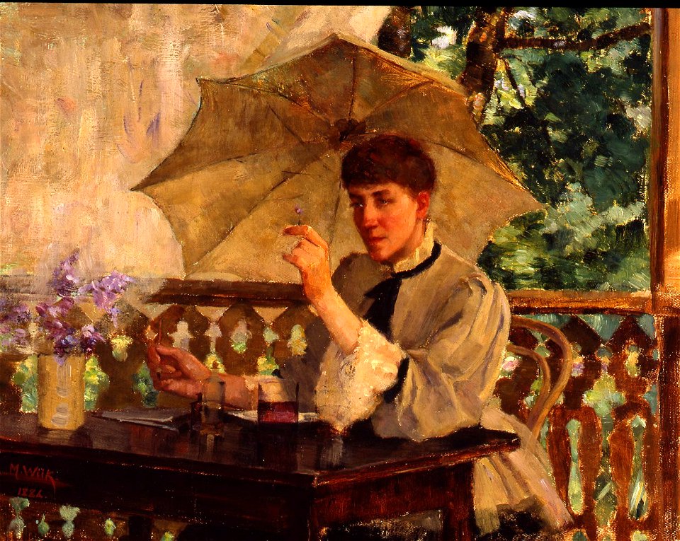 Maria Wiik - Woman with a Parasol