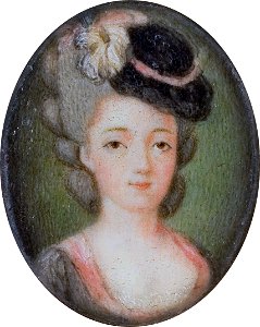 Marie Adrienne Francoise de Noailles, French School 18th century copy. Free illustration for personal and commercial use.
