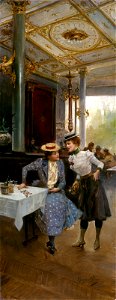 Mariano Alonzo-Perez - Femmes au café - P2726 - Musée Carnavalet