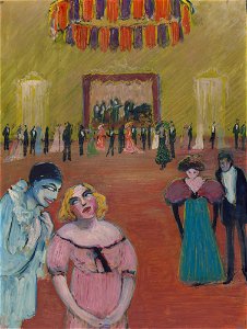 Marianne von Werefkin - Ballszene - G 14906 - Lenbachhaus