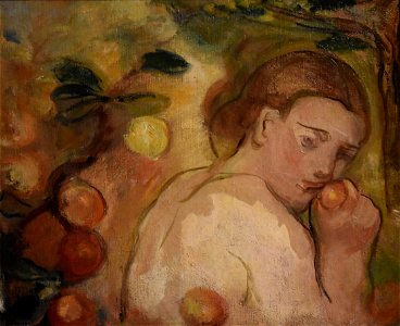 Marie Bermond - Jeune femme à la pomme 02