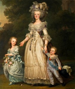 Marie Antoinette-children-1785-6-Wertmuller