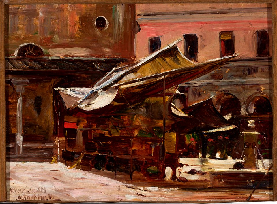 Marian Trzebiński - From a fair in Italy – Venice - MP 1268 MNW - National Museum in Warsaw
