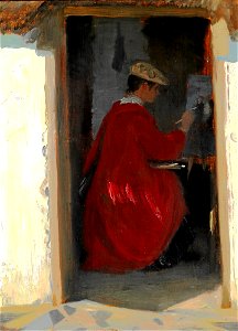 Marie malende i Ravello