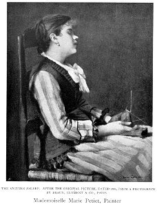 Marie Petiet - The Knitter Asleep - 1881
