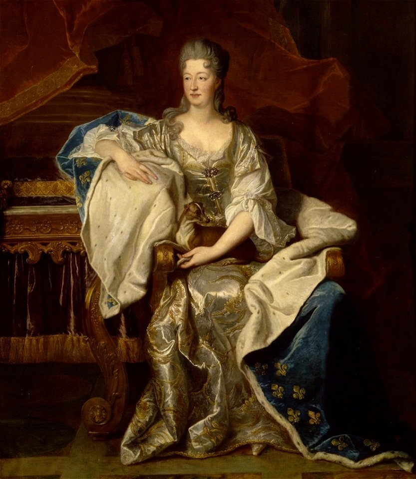 Marie Anne de Bourbon par Rigaud c.1706