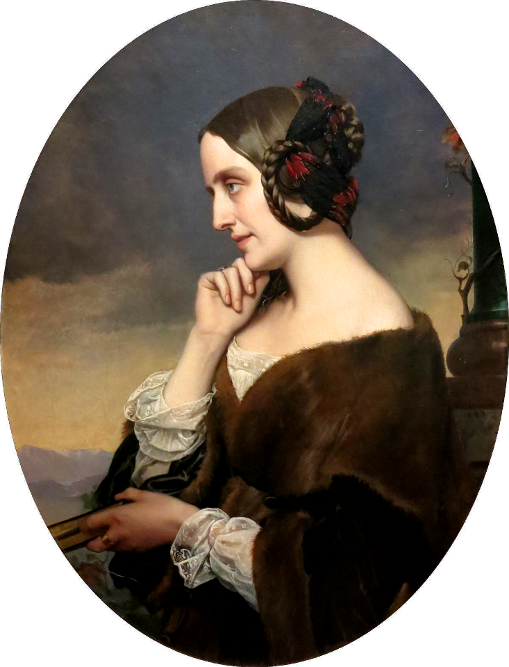 Marie d’Agoult by Henri Lehmann